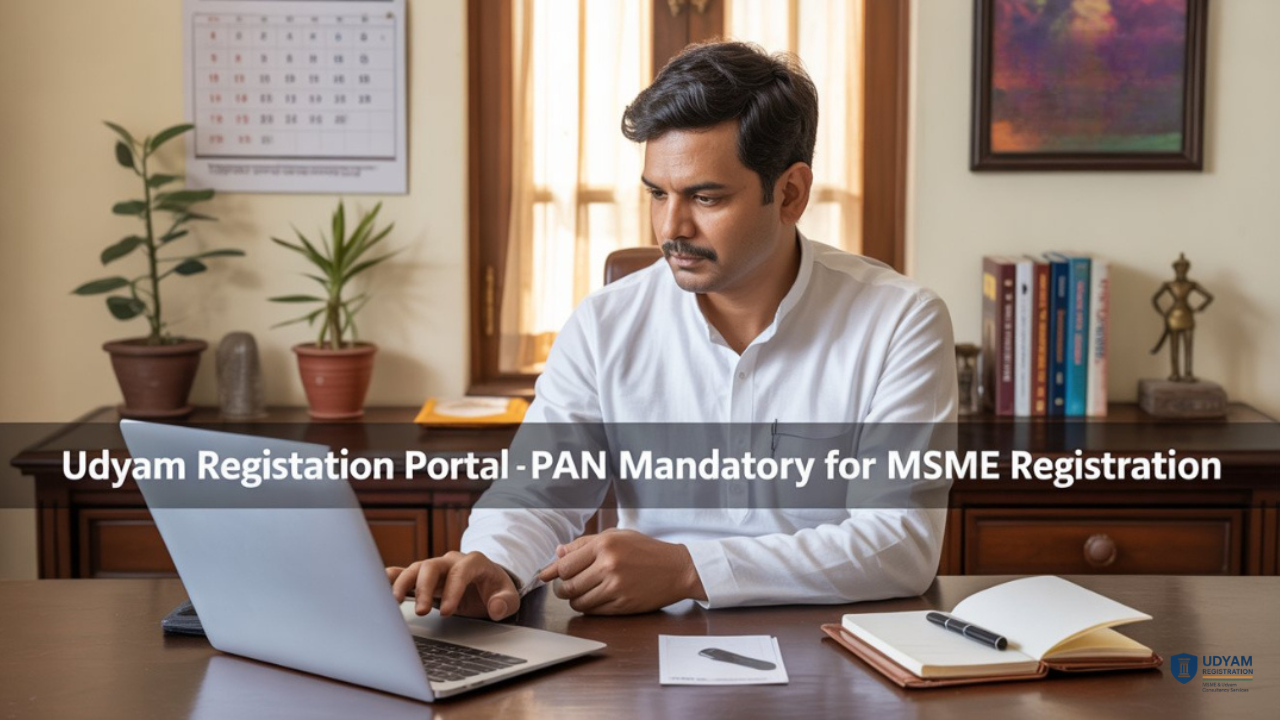 Udyam Registration Without PAN | MSME PAN Requirement | Online Registration Guide