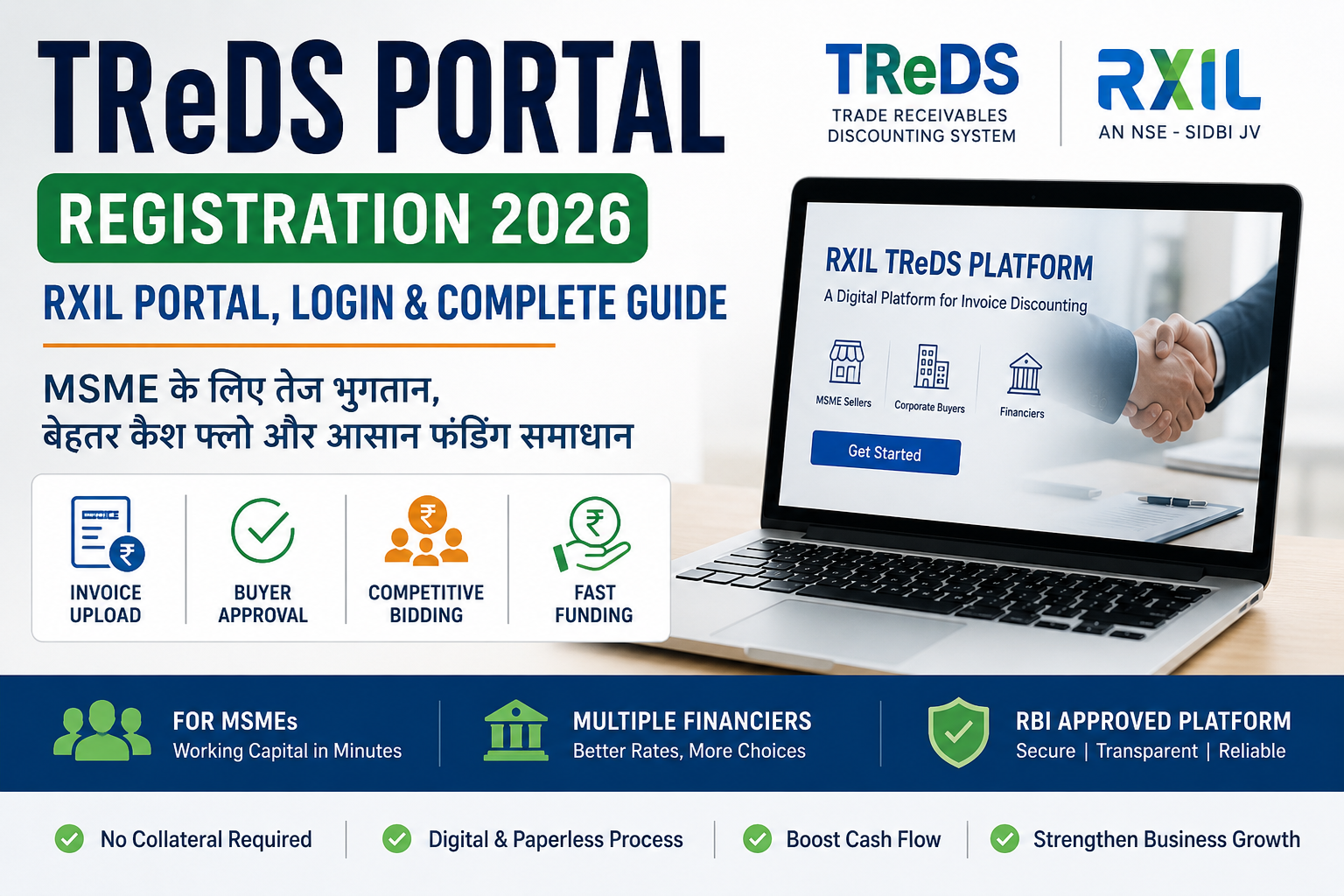 TReDS Portal | RXIL Registration, Login | TReDS Platform Guide